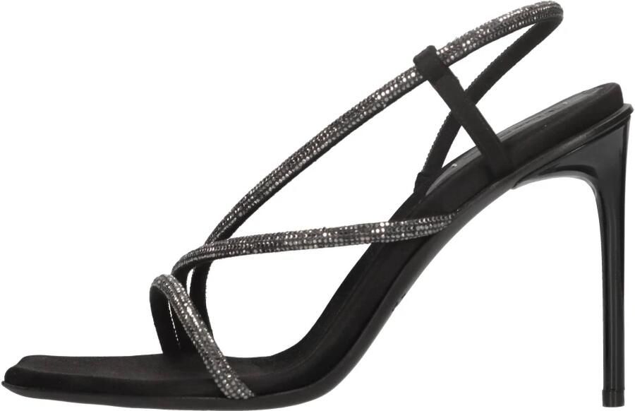 Max Mara Satijn en Strass Sandalen