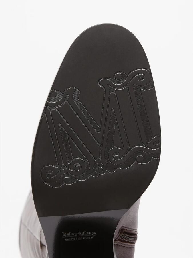 Max Mara Stivali Alti in Pelle 80mm - Foto 4