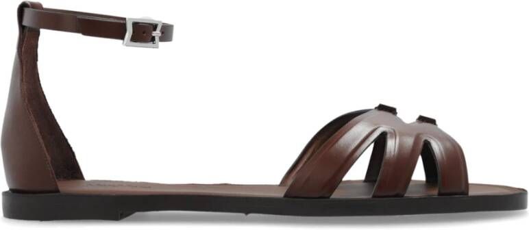 Max Mara Sandalen Doubleflat