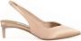 Max Mara Satin Chanel Sandaal Leren Zool - Thumbnail 1