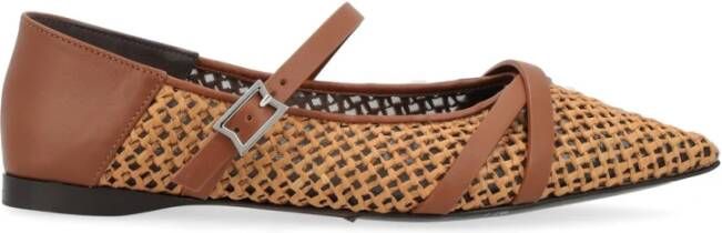 Max Mara Stijlvolle Wovenflat Damesschoenen