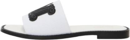 Max Mara Witte strandslippers Gene