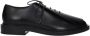 Max Mara Zwarte Leren Veterschoenen met Monkstrap - Thumbnail 1