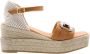 Maypol Stijlvolle Soca Sleehak Sandalen Brown Dames - Thumbnail 2