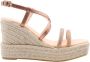 Maypol Stijlvolle Wedge Sandalen voor Trendy Vrouwen Pink Dames - Thumbnail 9