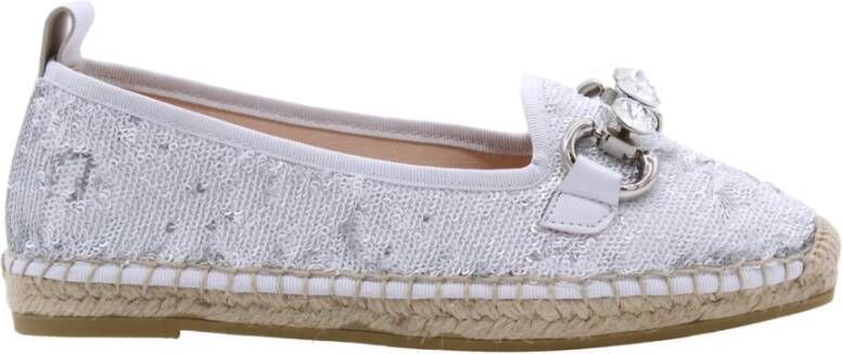 Maypol Stijlvolle Zomer Espadrilles White Dames