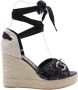 Maypol Verhoog je stijl met Spree Wedge Heels Black Dames - Thumbnail 16