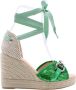 Maypol Wurm Wedge Heels Green Dames - Thumbnail 10