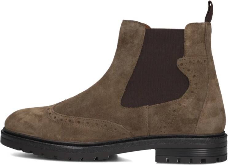 Mazzeltov Beige Chelsea Boots voor Heren