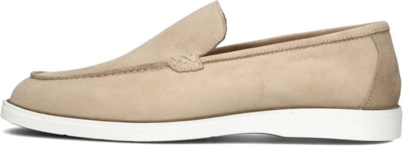 MAZZELTOV Loafers Heren 6121 Nubuck Beige - Foto 4