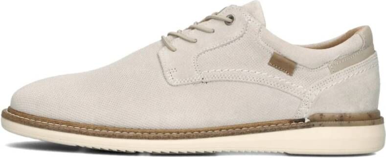 Mazzeltov Beige Suède Heren Sneakers Viena