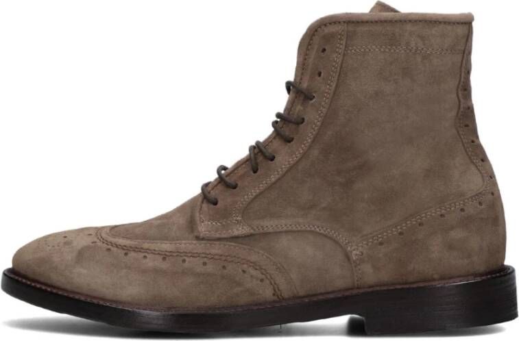 Bruin Tinten 4517 Veterboots Laarzen Met Veters Heren Beige - Foto 5