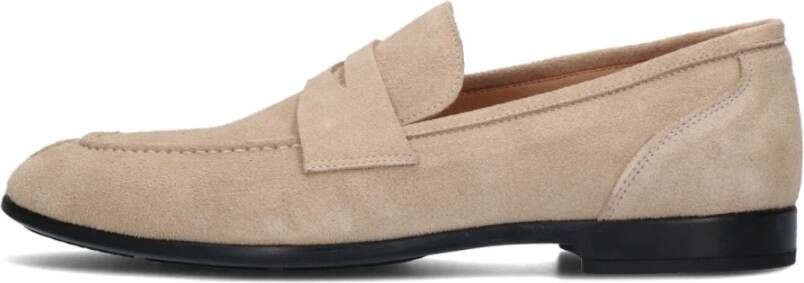 Bruiloft Bruin Tinten 01-03 Loafers Instappers Heren Beige - Foto 5