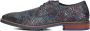 Mazzeltov 3980 Nette schoenen Veterschoenen Heren Blauw - Thumbnail 3