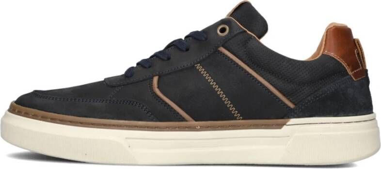 Mazzeltov Rome Sneakers Nubuck Heren Donkerblauw - Foto 2