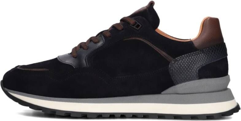 Mazzeltov Blauwe Suède Lage Sneakers - Foto 3