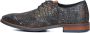 Mazzeltov 3980 Nette schoenen Veterschoenen Heren Groen - Thumbnail 3