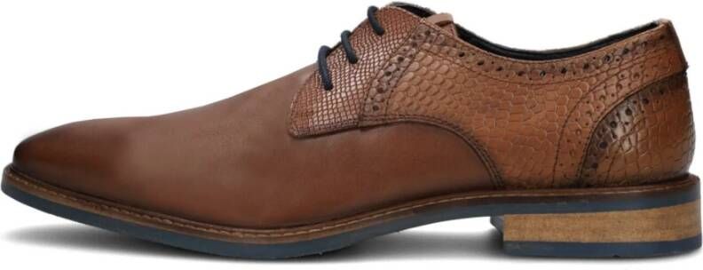 Mazzeltov Enzo Nette schoenen Veterschoenen Heren Cognac - Foto 4