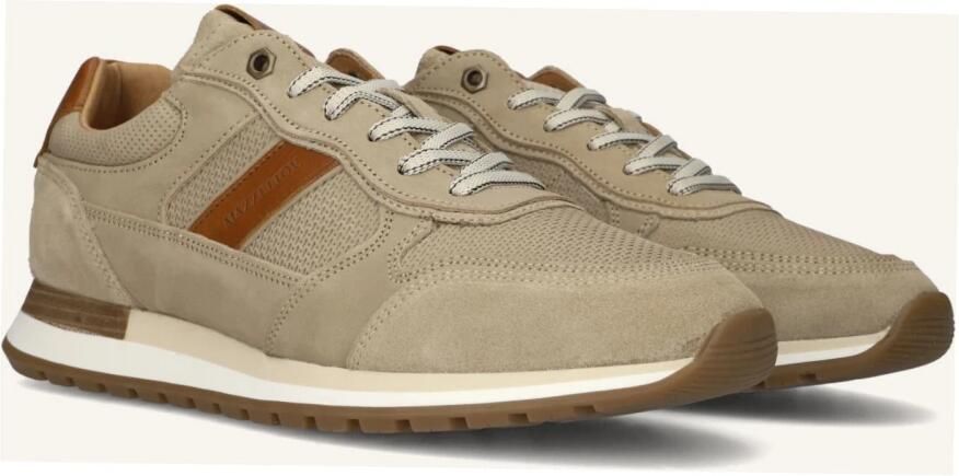 Mazzeltov Heren Lage sneakers Madrid Beige Textiel - Foto 3