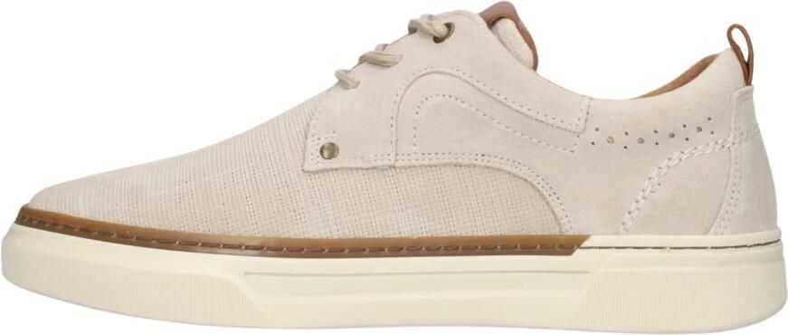 Mazzeltov Heren Lage sneakers Rome Beige Textiel - Foto 2