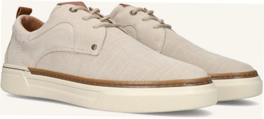 Mazzeltov Heren Lage sneakers Rome Beige Textiel - Foto 3