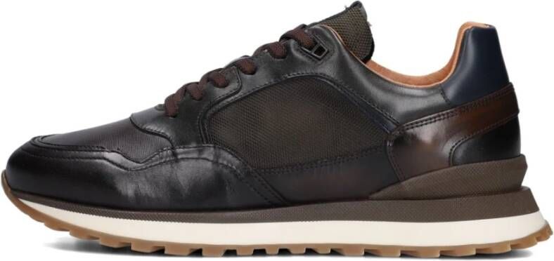 Mazzeltov 13835 Sneakers Leren Sneaker Heren Bruin - Foto 2