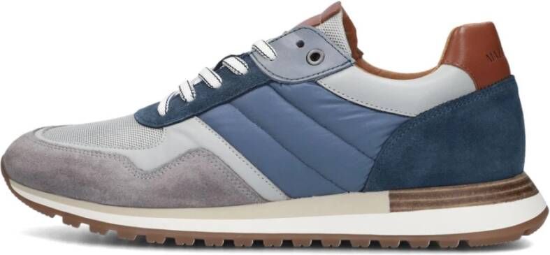 MAZZELTOV Lage Sneakers Heren 13653 Maat: 41 Materiaal: Leer Kleur: Grijs - Foto 2