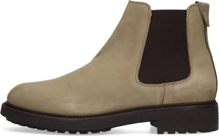 Mazzeltov 11669 Chelsea boots Enkellaarsjes Heren Taupe - Foto 4