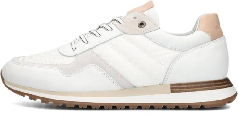 MAZZELTOV Lage Sneakers Heren 13653 Maat: 46 Materiaal: Leer Kleur: Wit - Foto 2