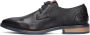 Mazzeltov 3967 Nette schoenen Veterschoenen Heren Zwart - Thumbnail 3