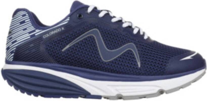 MBT Casual Veterschoenen voor Heren in Marineblauw