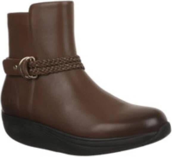 MBT Donkerbruine Dameslaarzen