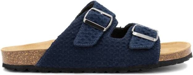 MC2 Saint Barth Sandalen met kurkzool en verstelbare banden Blue Heren