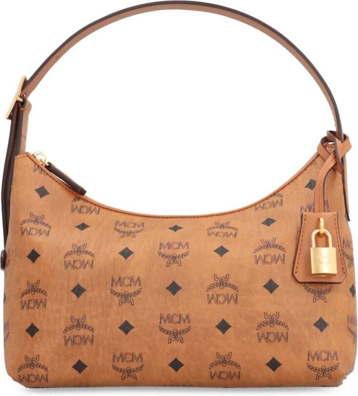 MCM Eco-leren Hobo Tas met Slot