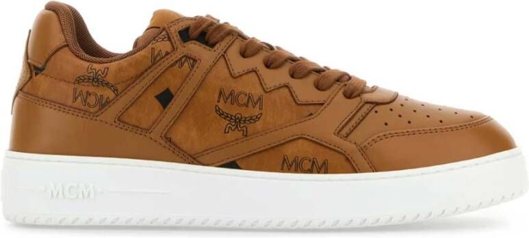 MCM Gedrukte canvas Terrain sneakers