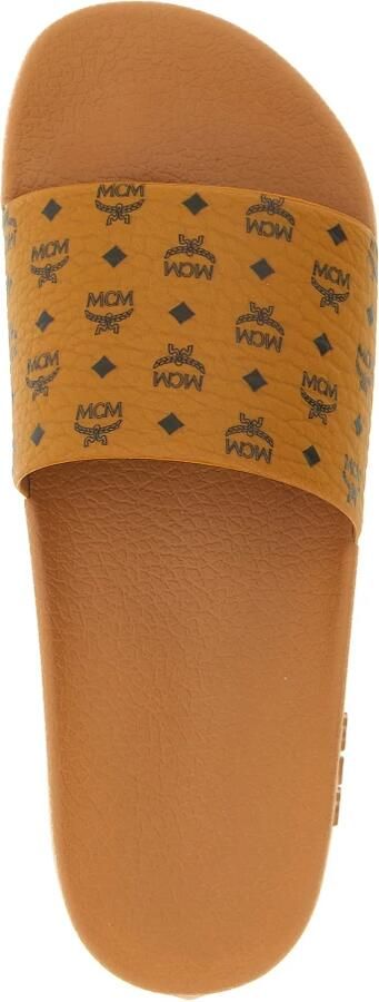MCM Monogram Print Rubber Slides - Foto 5
