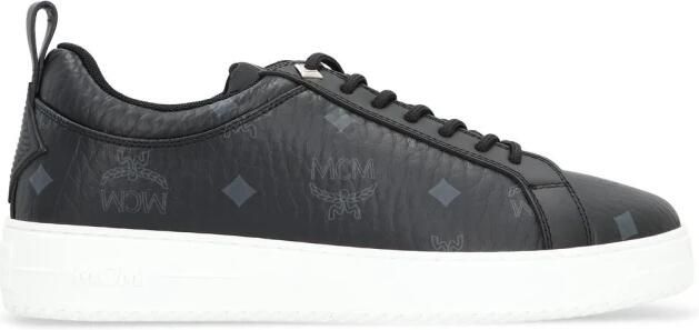 MCM Visetos Monogram Low-Top Sneakers