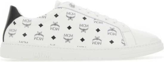 MCM Terrain Canvas Sneakers White Heren