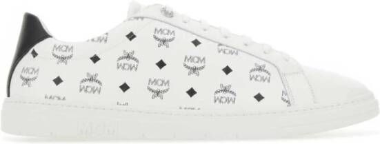 MCM Canvas Terrain Sneakers White Heren