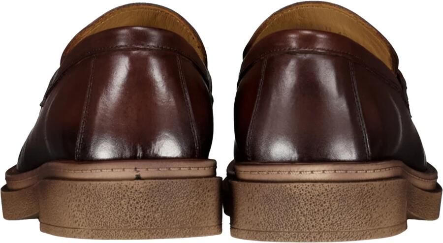 Melik Schoenen Donkerbruin Aquila Loafers Donkerbruin - Foto 2