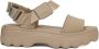 Melissa Beige Flatform Sandalen Kick Off AD Beige Dames - Thumbnail 1