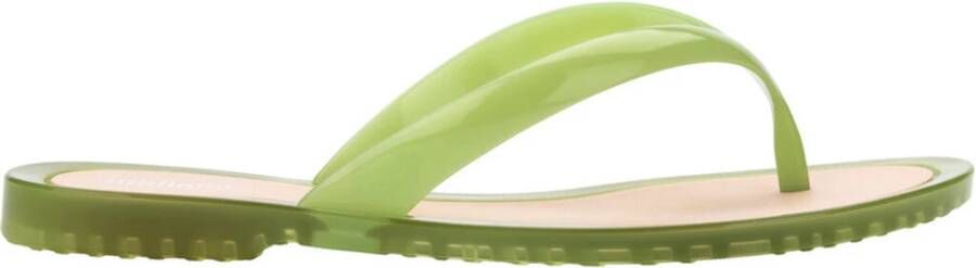 Melissa Flip Flop Duo Slippers Green Dames