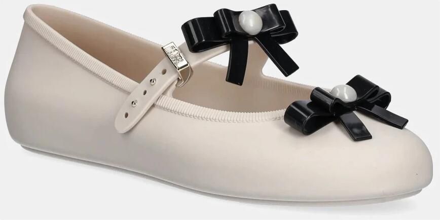 Melissa Ballerina's Soft Ballerina Bow Beige Black - Foto 4