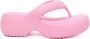 Melissa Roze Fuzzy AD Flatform Sandalen Pink Dames - Thumbnail 1