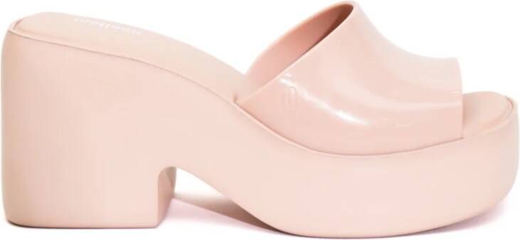 Melissa Roze Platform Mules Posh AD Stijl Pink Dames