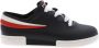 Melissa Zwarte Rubberen Sneakers met Rode en Witte Inzetstukken Black Dames - Thumbnail 1