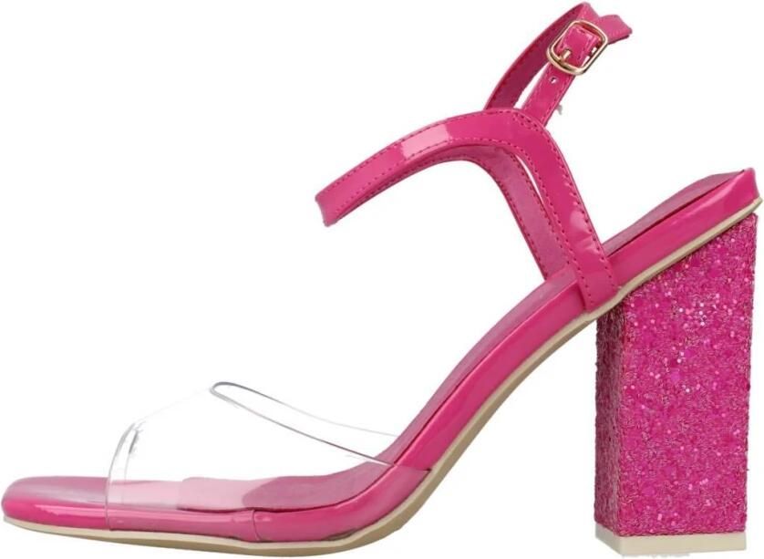 Menbur Sandalia Vinilo Tacón Geomet - Foto 2