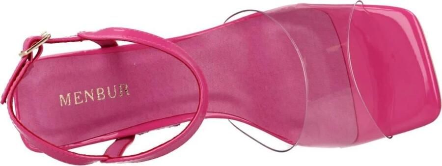 Menbur Sandalia Vinilo Tacón Geomet - Foto 3