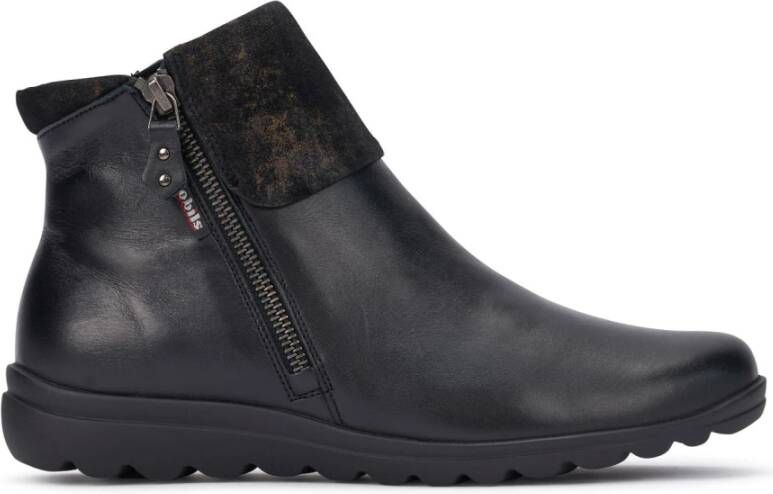 Mephisto Mobils CATALINA Dames Enkellaars Extra Breed Zwart