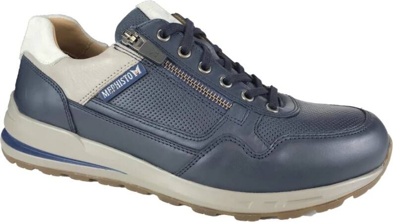 Mephisto Blauwe Bradley Sneaker Schoenen Blue Heren